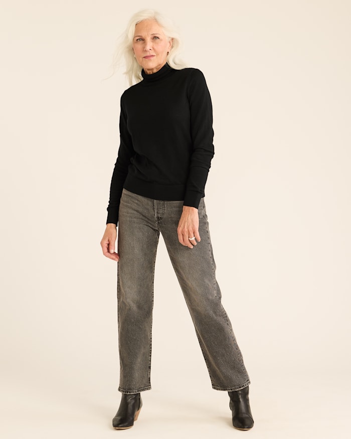 WOMEN'S MERINO TURTLENECK